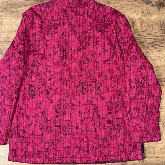 Red Button-Up Jacket - Picture 8 of 9